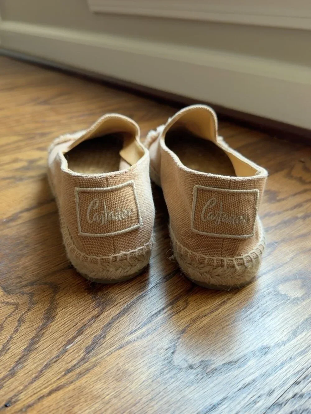 Castañer Tan Canvas Espadrille Loafers Flats EU 38